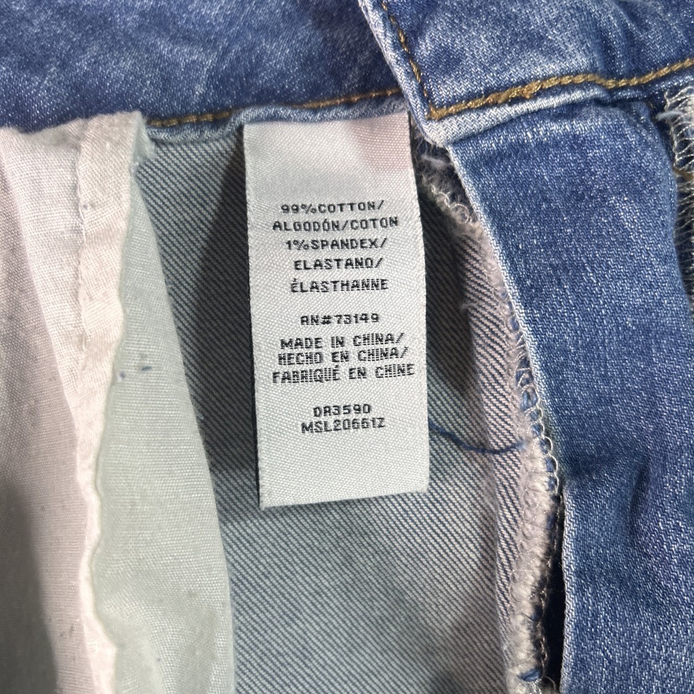 One 5 One Denim Jean Skirt Womens Ruffle Hem Blue Y2K Retro Boho Asymmetrical 3X - Picture 12 of 15